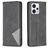 Mobigear Rhombus Slim Motorola Moto G13 Hoesje Bookcase - Zwart