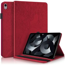 Mobigear Tree iPad 11 (2025) Hoes Bookcase + Stylus Houder - Rood