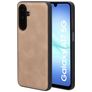 Mobiparts Classic Samsung Galaxy A17 MagSafe Hoesje TPU,Kunstleer Backcover - Moonstone Beige