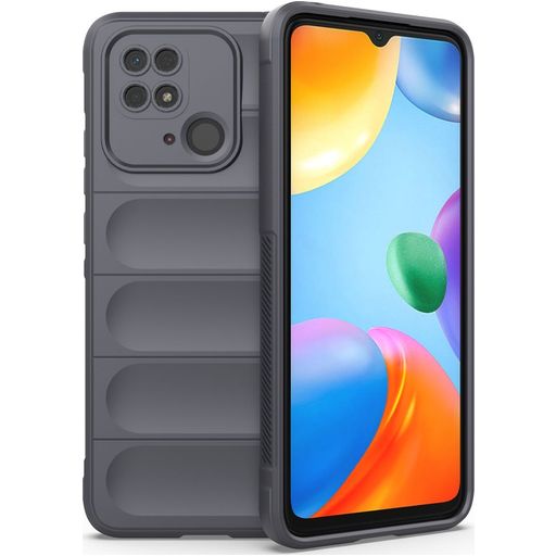 Mobigear Bumpy Xiaomi Redmi 10C Hoesje Flexibel TPU Backcover - Charcoal