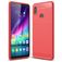 Mobigear Brushed Slim HONOR Note 10 Hoesje Flexibel TPU Backcover - Rood