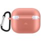 Mobigear Classic Apple AirPods 3 Hoesje Flexibel Siliconen - Oranje