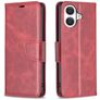 Mobigear Excellent iPhone 17 Hoesje Bookcase Portemonnee - Rood