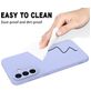 Mobigear Rubber Touch Samsung Galaxy A56 Siliconen Hoesje Backcover - Paars