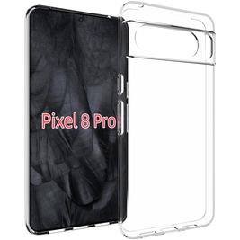 Mobigear Basics Doorzichtig Google Pixel 8 Pro Hoesje Flexibel TPU Backcover - Transparant