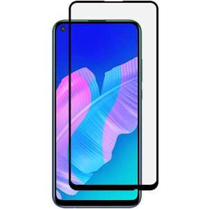 Mobigear Premium Huawei P40 Lite E Glazen Screenprotector - Case Friendly - Zwart