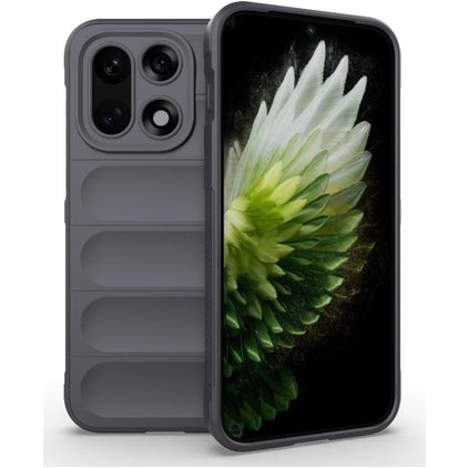 Mobigear Bumpy OnePlus 15 Hoesje Flexibel TPU Backcover - Grijs