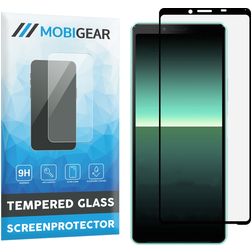 Mobigear Premium Sony Xperia 10 II Glazen Screenprotector - Case Friendly - Zwart