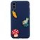 Mobigear Design iPhone XS Max Hoesje Flexibel TPU Backcover - Konijn en Wortel