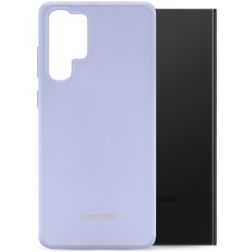 Mobilize Rubber Gelly Samsung Galaxy S23 Ultra Hoesje Flexibel TPU Backcover - Pastel Purple