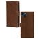 Mobilize Wallet iPhone 13 Mini Hoesje Echt Leer Bookcase Portemonnee - Bruin
