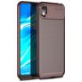 Mobigear Racing HONOR 8S Hoesje Flexibel TPU Backcover - Bruin