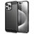 Mobigear Brushed Slim iPhone 16 Pro Max Hoesje Flexibel TPU Backcover - Zwart
