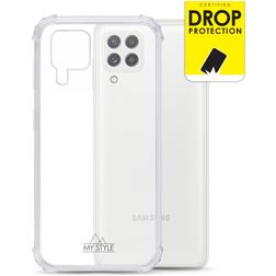 My Style Protective Flex Doorzichtig Samsung Galaxy A22 4G Hoesje Flexibel TPU Backcover Shockproof - Transparant