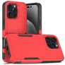 Mobigear Heavy Armor iPhone 16 Pro Max Hoesje Hardcase Backcover Shockproof - Rood