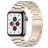 Mobigear Antwerp Stalen Apple Watch Bandje Vouwsluiting - 42/41/40/38 mm - Sterrenlicht