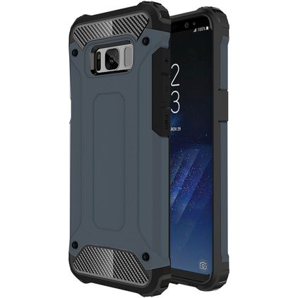 Mobigear Outdoor Samsung Galaxy S8 Hoesje Hardcase Backcover Shockproof - Marineblauw