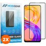 Mobigear Premium Realme 8 Pro Glazen Screenprotector - Case Friendly - Zwart (2-Pack)
