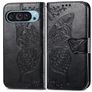 Mobigear Butterfly Google Pixel 9 Hoesje Bookcase Portemonnee - Zwart