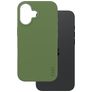 CARE by PanzerGlass Fashionable iPhone 16 Siliconen MagSafe Hoesje Backcover - Groen