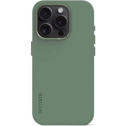 Decoded iPhone 15 Pro Max Siliconen Hoesje Backcover - Sage Leaf