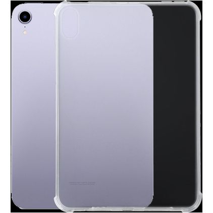 Mobigear Cushion iPad Mini 7 (2024) Hoes Flexibel TPU Backcover - Transparant