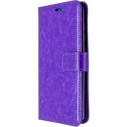 Mobigear Wallet Samsung Galaxy A51 Hoesje Bookcase Portemonnee - Paars