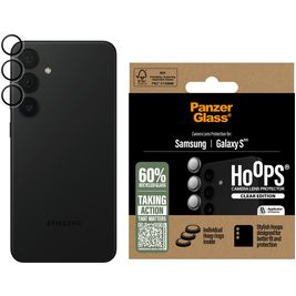 PanzerGlass Hoops Samsung Galaxy S25 Glazen Camera Lens Protector - Case Friendly