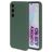Mobiparts Samsung Galaxy A35 Siliconen Hoesje Backcover - Forest Green