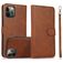 Mobigear Wallet iPhone 16 Pro Hoesje Uitneembare 2in1 Bookcase Portemonnee - Bruin