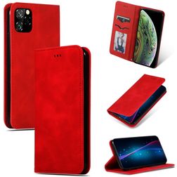 Mobigear Retro Slim iPhone 11 Pro Hoesje Bookcase - Rood