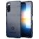 Mobigear Rugged Shield Sony Xperia 10 III Hoesje Flexibel TPU Backcover Shockproof - Blauw