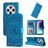 Mobigear Sunflower Xiaomi Redmi 14C Hoesje Bookcase Portemonnee - Blauw