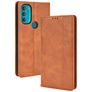 Mobigear Sensation Motorola Moto G71 5G Hoesje Bookcase Portemonnee - Bruin