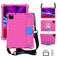 Mobigear HexStrap iPad Air 5 (2022) Hoes Hard Kunststof,EVA Schuim Backcover + Stylus Houder + Schouderband + Standaard - Roze