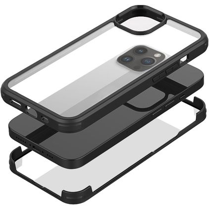 Mobilize 360 Protection iPhone 14 Pro Max Hoesje Hardcase Backcover Shockproof - Zwart