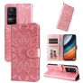 Mobigear Sunflower POCO F4 Hoesje Bookcase Portemonnee - Roze