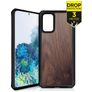 ITSkins HybridFusion Samsung Galaxy S20 Plus Hoesje Hardcase Backcover Shockproof - Dark Wood