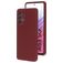 Mobiparts Samsung Galaxy A53 Siliconen Hoesje Backcover - Plum Red
