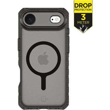 ITSKINS Level 2 HybridMagFrost R iPhone Air MagSafe Hoesje Hardcase Backcover Shockproof - Zwart