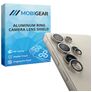Mobigear Single Samsung Galaxy S25 Ultra Glazen Camera Lens Protector - Case Friendly - Grijs