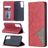 Mobigear Rhombus Slim Samsung Galaxy S21 Hoesje Bookcase - Rood