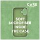 CARE by PanzerGlass Fashionable iPhone 16 Siliconen MagSafe Hoesje Backcover - Groen
