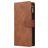 Mobigear Zipper Samsung Galaxy Note 10 Lite Hoesje Bookcase Portemonnee - Bruin
