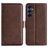 Mobigear Slim Magnet Samsung Galaxy A17 Hoesje Bookcase Portemonnee - Bruin