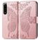 Mobigear Butterfly Sony Xperia 5 IV Hoesje Bookcase Portemonnee - Roségoud