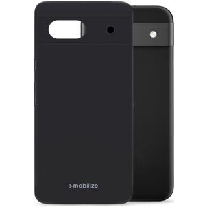 Mobilize Rubber Gelly Google Pixel 8a Hoesje Flexibel TPU Backcover - Matt Black