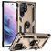 Mobigear Armor Ring Samsung Galaxy S23 Ultra Hoesje Hardcase Backcover Shockproof met Ringhouder - Goud