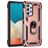 Mobigear Armor Ring Samsung Galaxy A53 Hoesje Hardcase Backcover Shockproof met Ringhouder - Roségoud