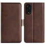 Mobigear Slim Magnet OPPO Reno 8T 5G Hoesje Bookcase Portemonnee - Bruin